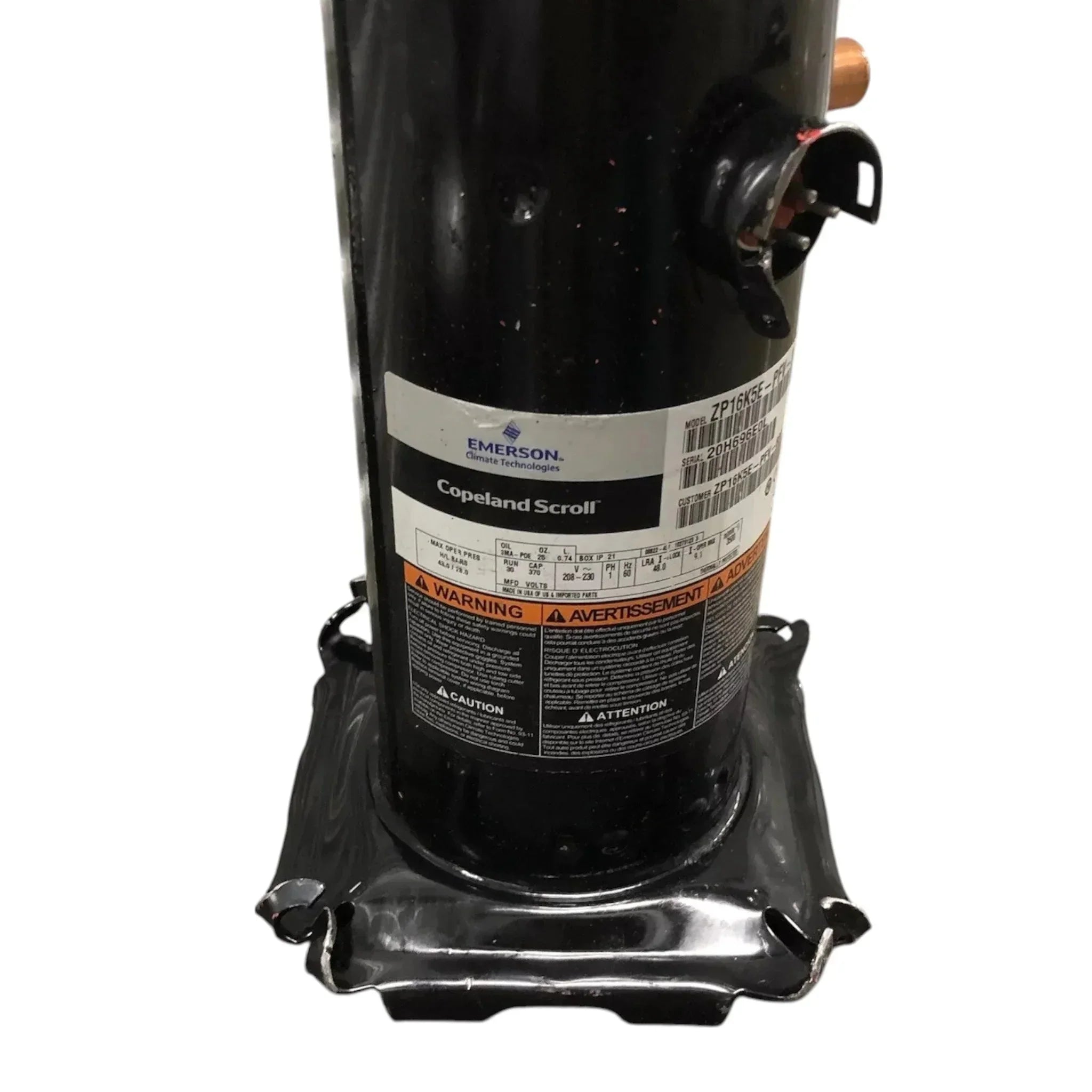 ZP16K5EPFV800 Copeland Scroll Compressor