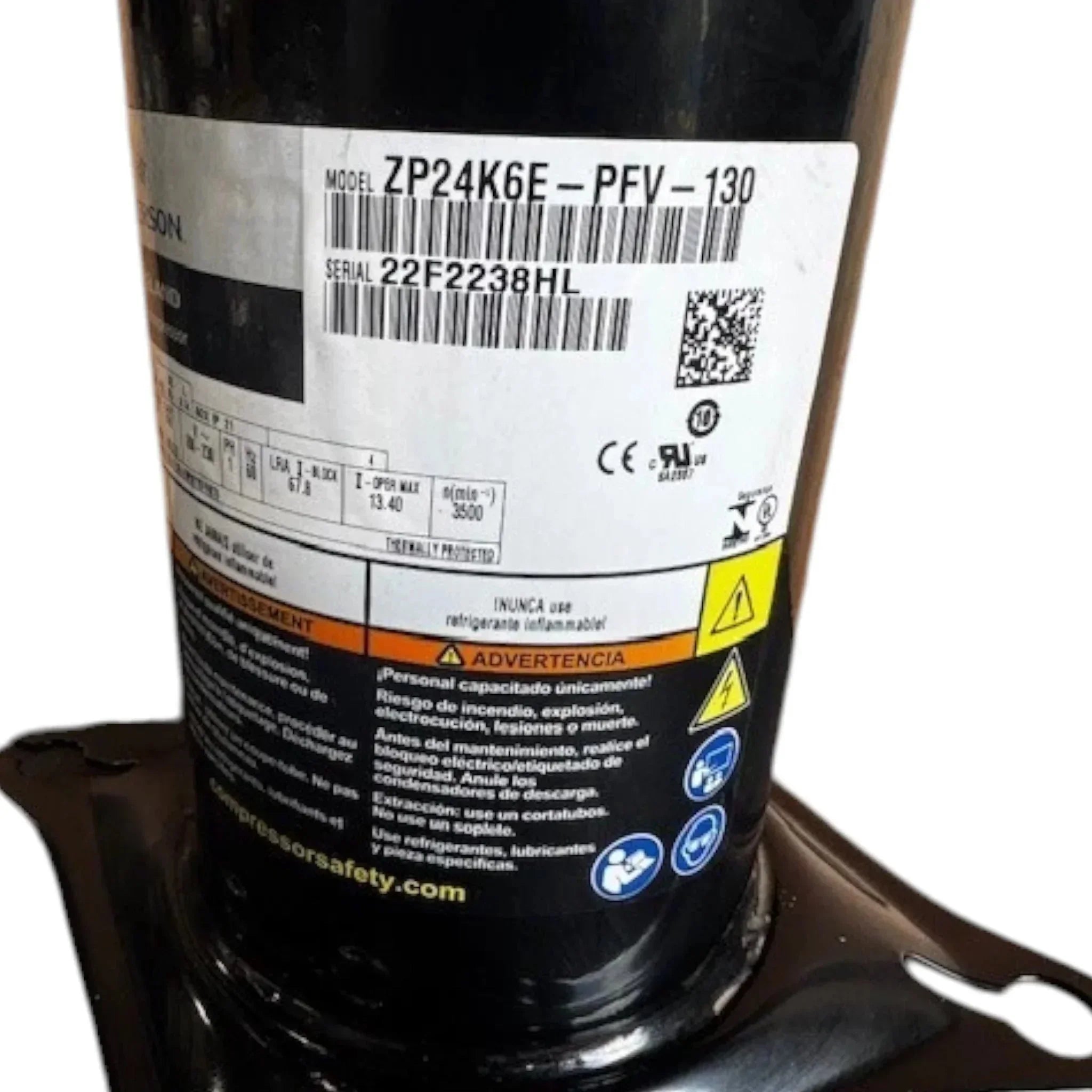 ZP24K6EPFV130 Copeland Scroll Compressor