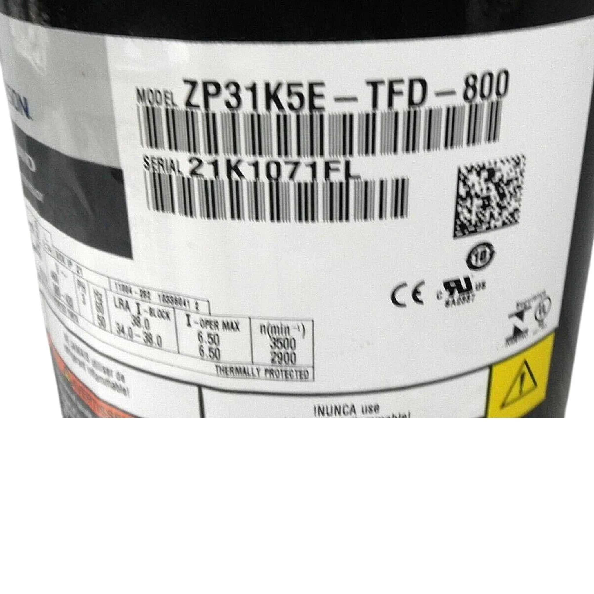 ZP31K5ETFD800 Genuine Copeland Scroll Compressor