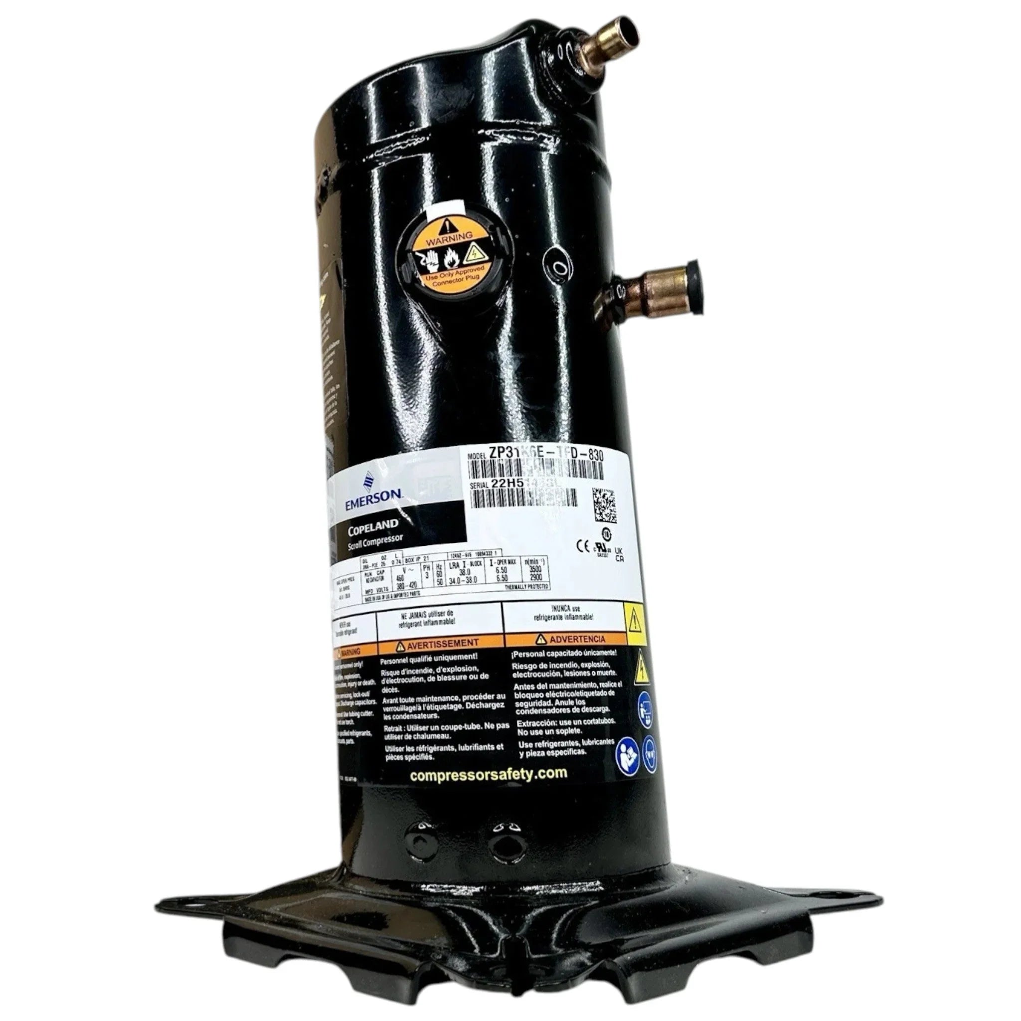 ZP31K6ETFD830 Genuine Copeland Scroll Compressor