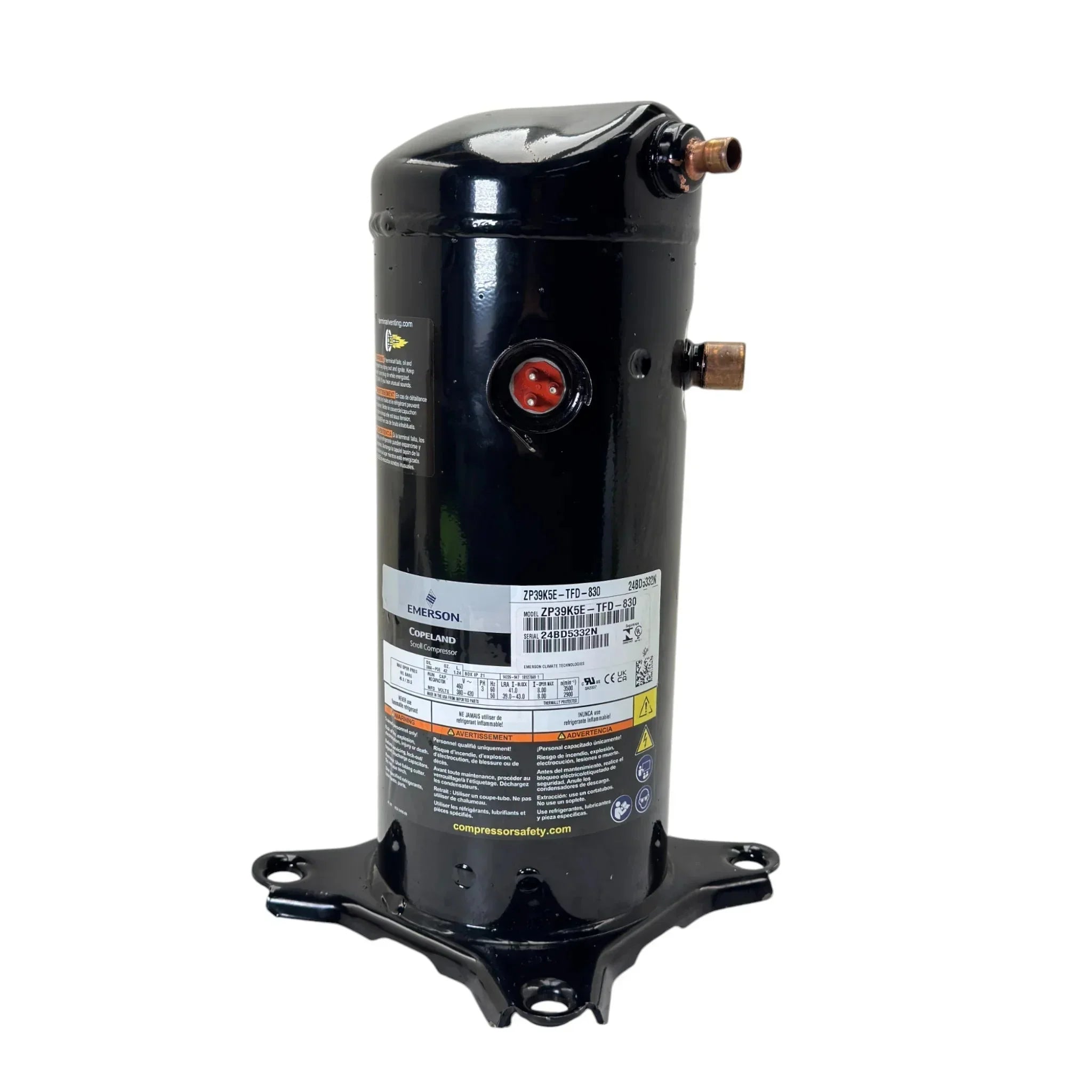 ZP39K5E-TF5-830 Genuine Copeland Scroll Compressor 380-420V