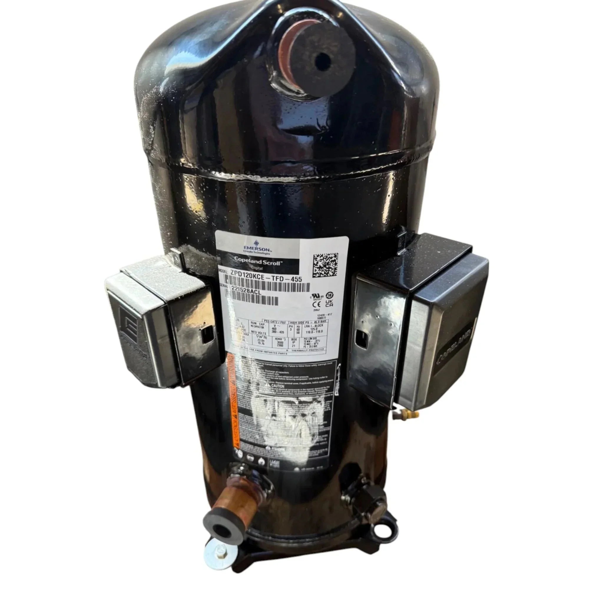 ZPD120KCE-TFD-455 Genuine Copeland Scroll Compressor