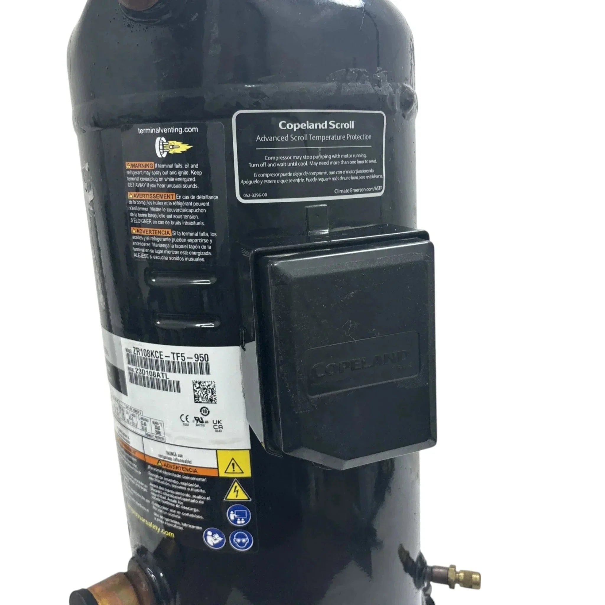 ZR108KCE-TF5-950 Copeland Scroll Compressor
