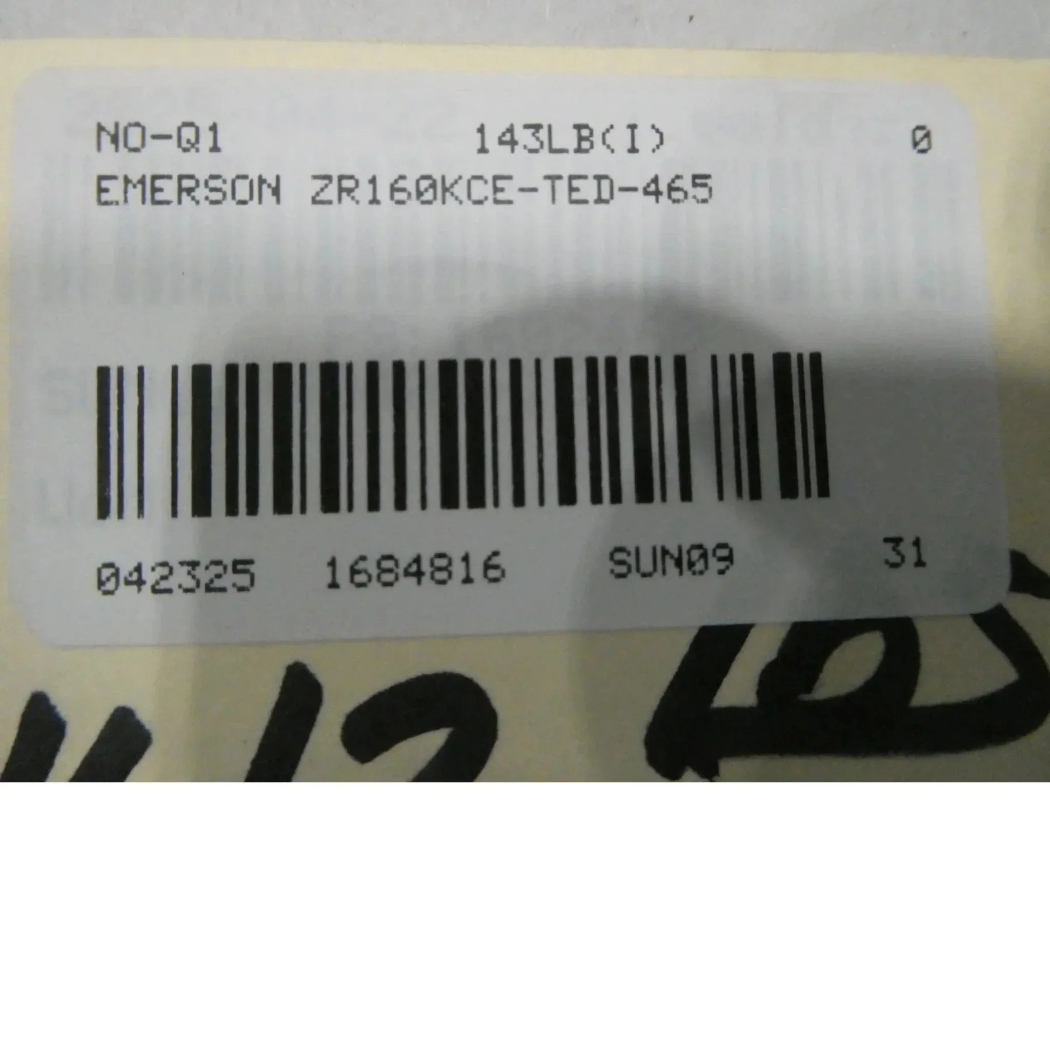 ZR160KCETED465 Copeland Scroll Compressor