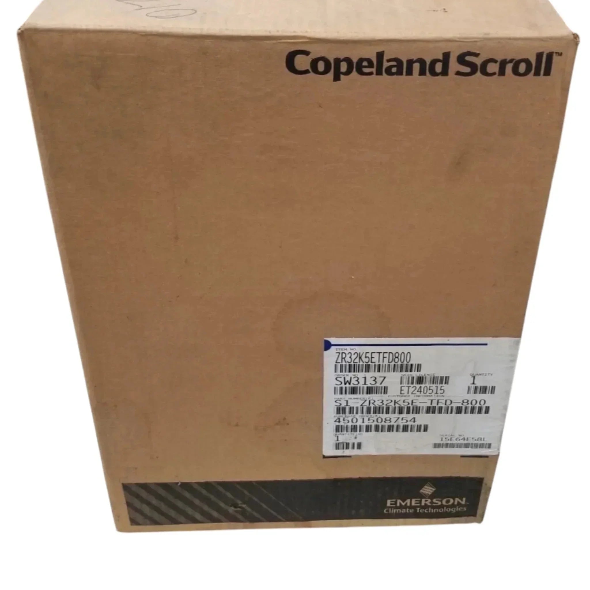 ZR32K5ETFD800 Genuine Copeland Scroll Compressor 460V