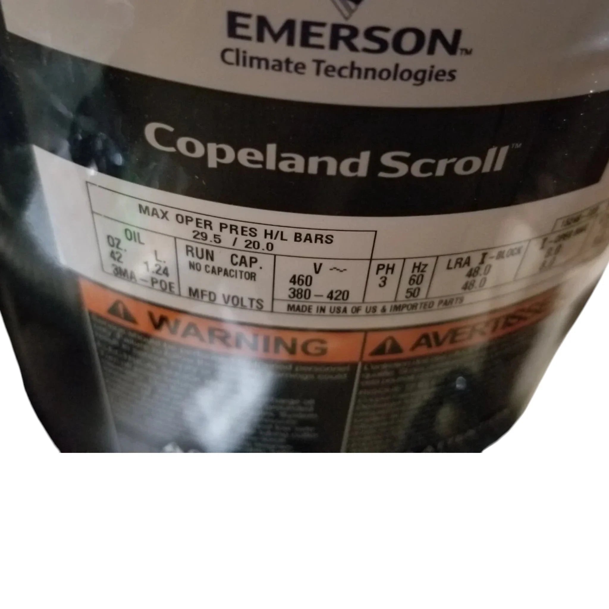 ZR42K5ETFD800 Genuine Copeland Scroll Compressor
