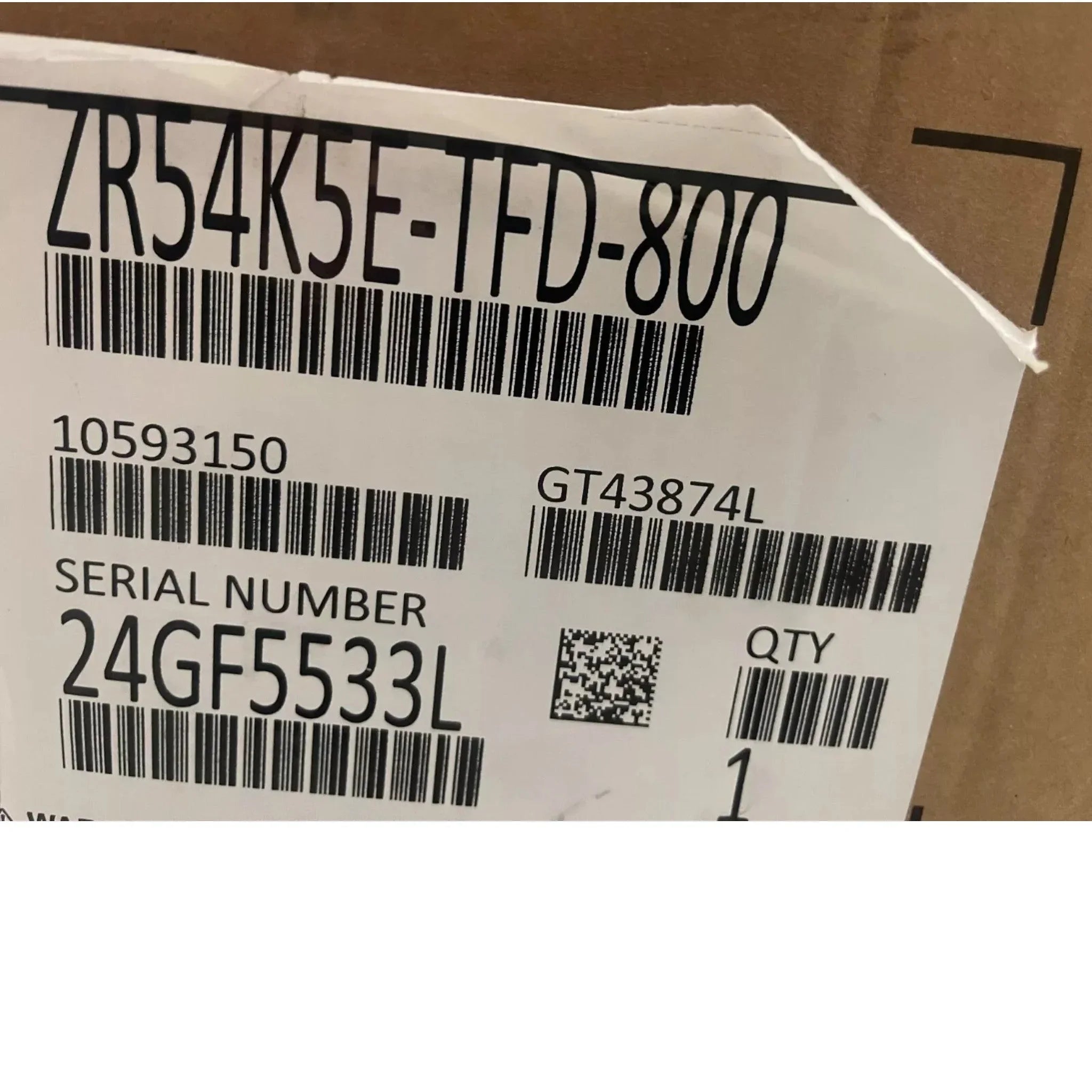 ZR54K5ETFD800 Genuine Copeland Scroll Compressor