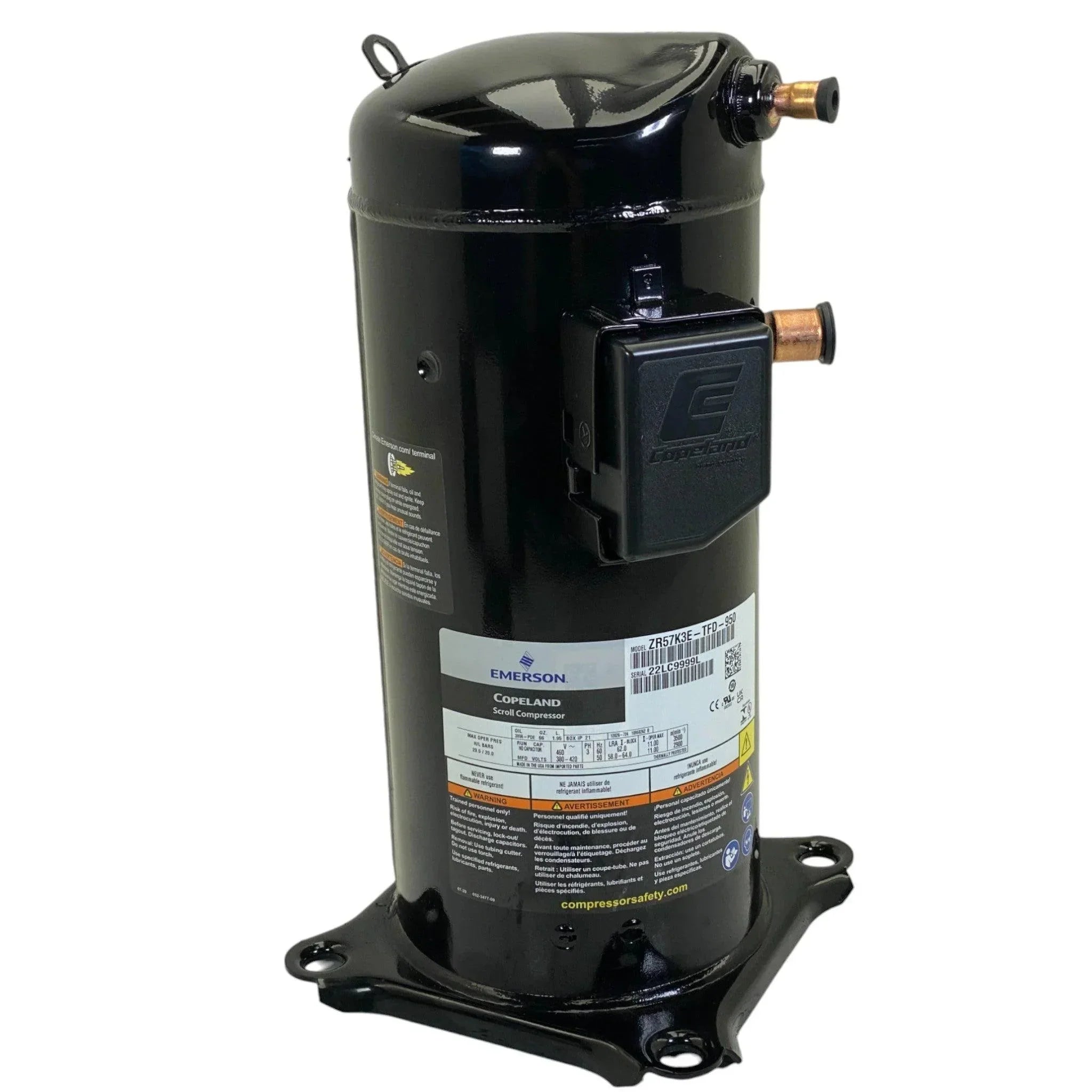 ZR57K3E-TFD-950 Copeland Scroll Compressor