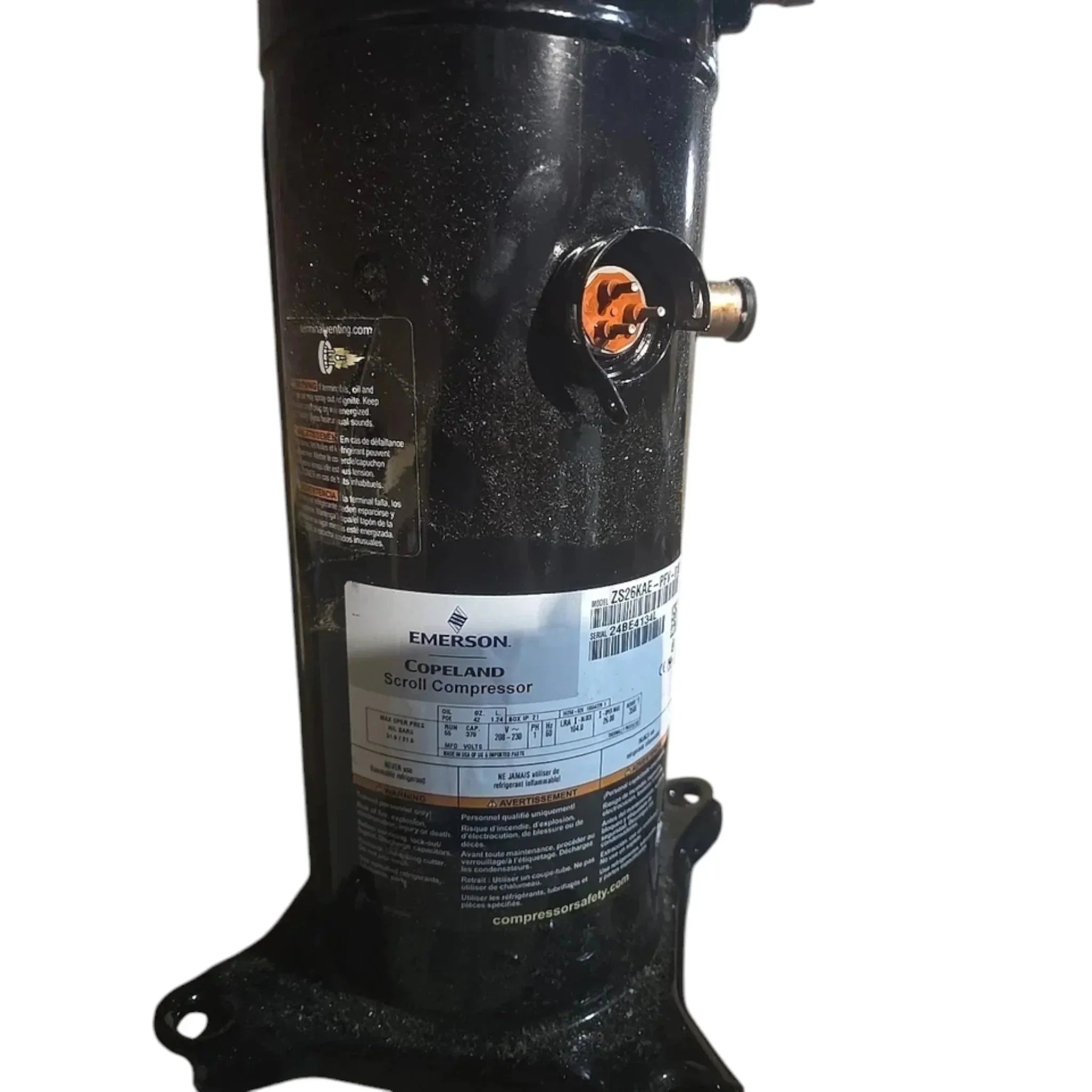 ZS26KAE-PFV-818 Genuine Copeland Scroll Compressor